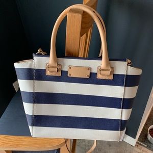 Blue and White Kate Spade purse